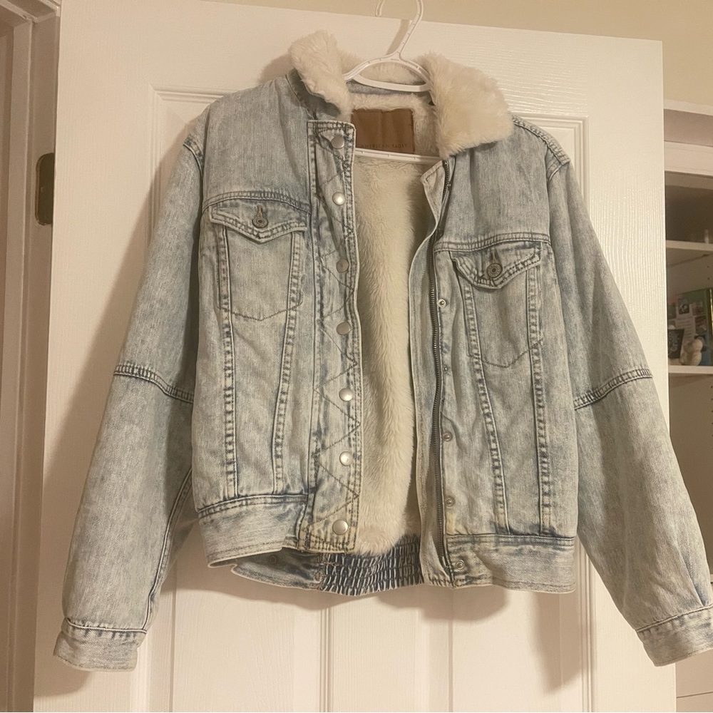 American Eagle Sherpa jacket womens size xxs